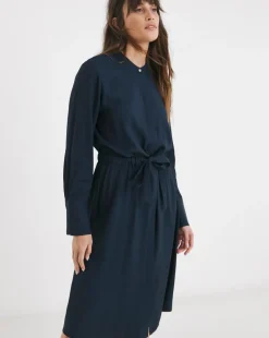 Tommy Hilfiger Navy Soft Shirt Dress