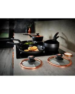 Tower Cavaletto Cookware 6 Piece Set Black