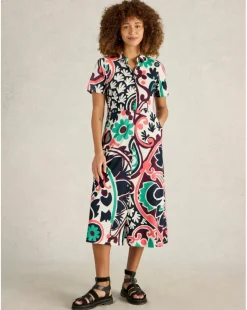 White Stuff Rua Jersey Shirt Dress
